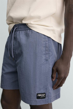 ZARA X PUKAS SURF ДЛИННЫЕ ПЛАВКИ, СИНИЙ