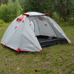 Палатка 3-местная трекинговая Prival LongSinger S3, серый