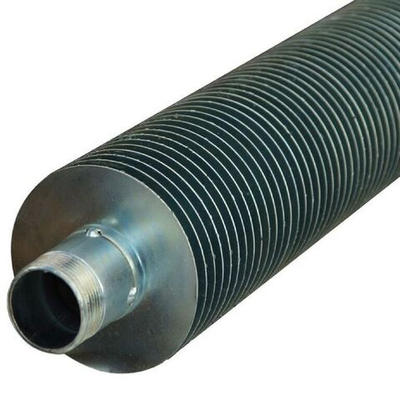 Теплоотдающий оребренный элемент труба d 25 мм, оребрение D 57 мм, шаг 3.0