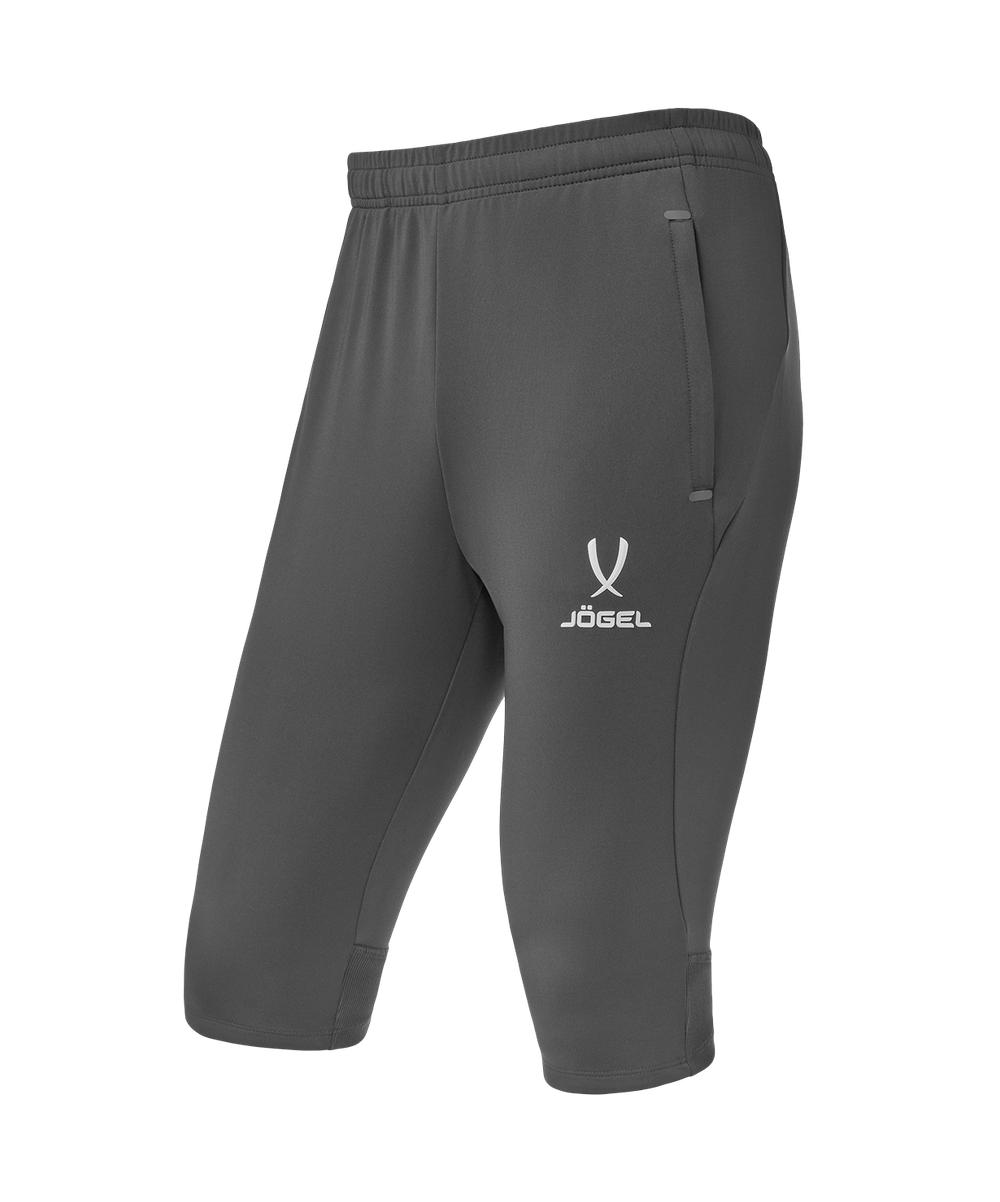 Брюки тренировочные с карманами JÖGEL PREMIER PerFormDRY 3/4 Training Pants, темно-серый