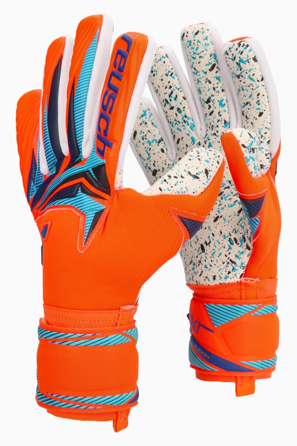 Вратарские перчатки Reusch Attrakt Fusion NC - оранжевый