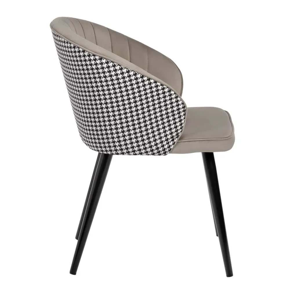 Стул Bradex Home Paola латте с жаккардом