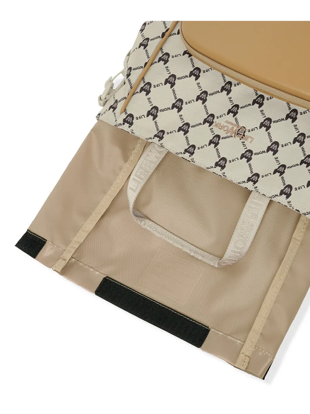 Рюкзак Lifework Ladok, для щколы, черный, с принтом логотипом