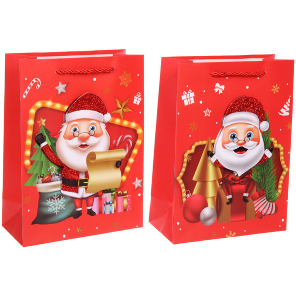 Пакет подарочный «Сказочный Дедушка» 18*24*8,5 см