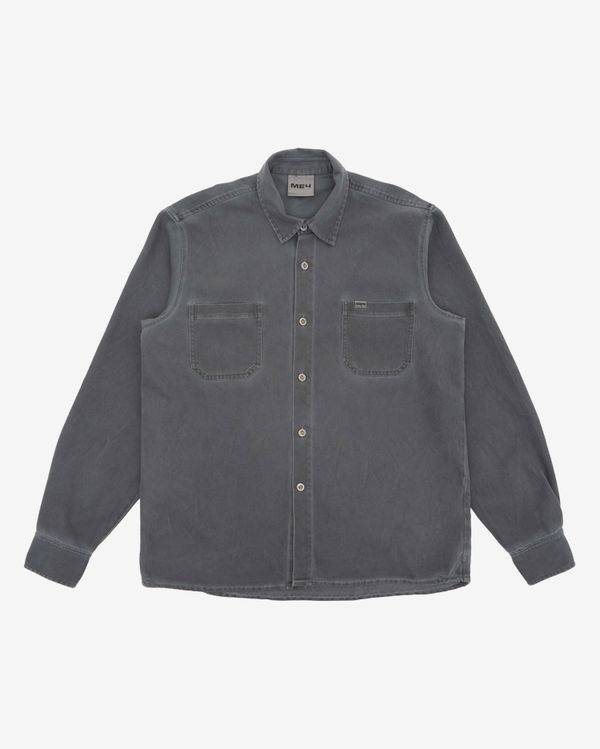 Рубашка FW Garment Dyed серая - фото 1