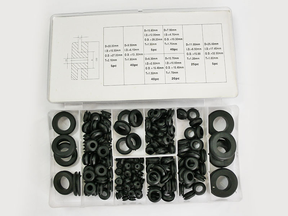 Комплект KR6002 180пр резинок KING KR6002