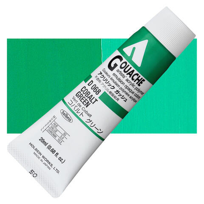 Holbein Acrylic Gouache 20 мл. 068 [А] Cobalt Green