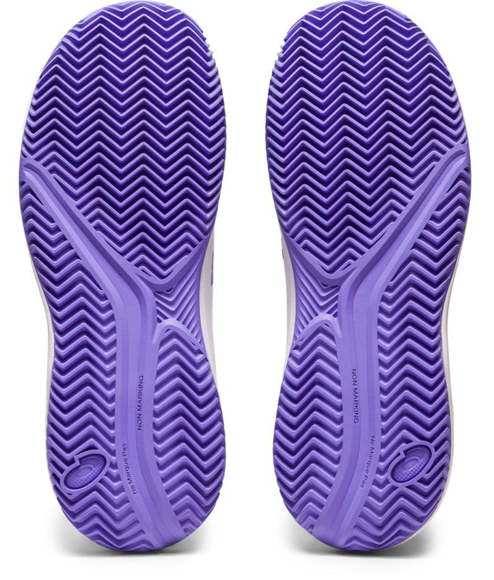 детские Кроссовки теннисные Asics Gel-Resolution 9 GS Clay - white/amethst