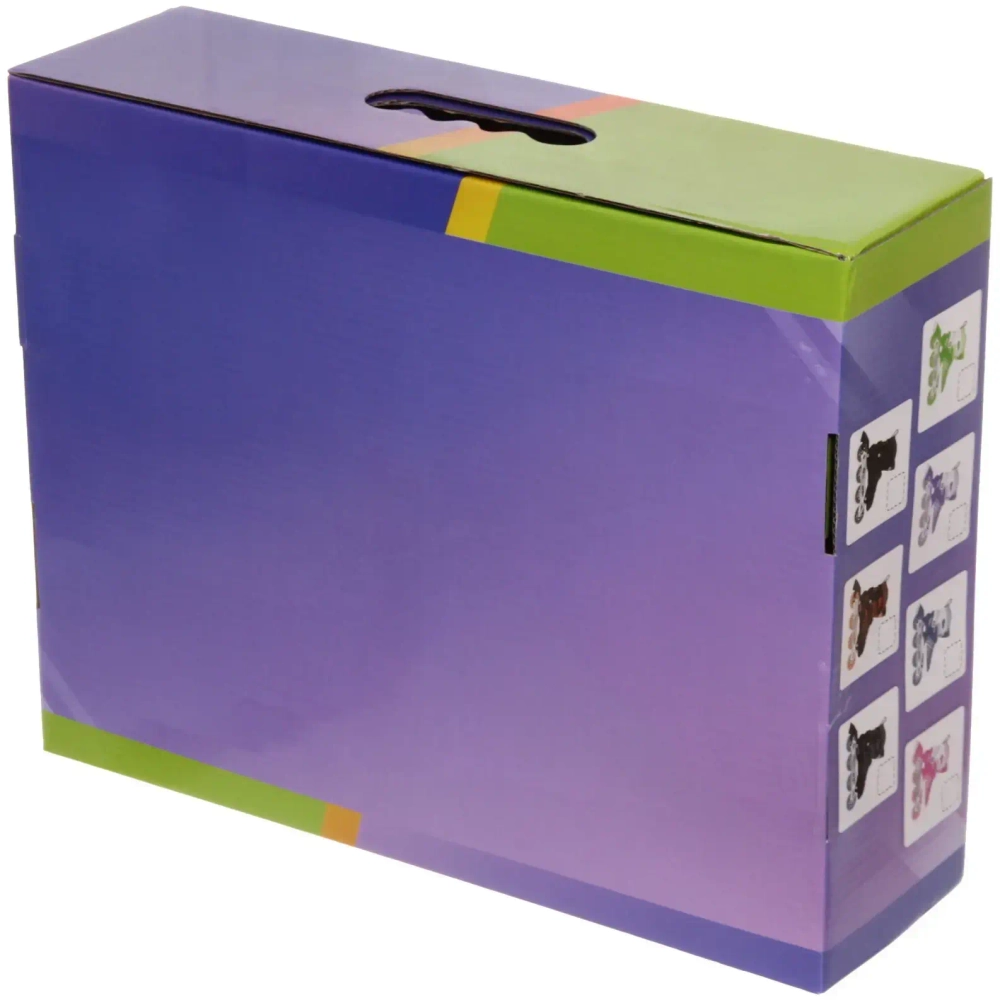 Коньки раздвижные, ледовые с роликовым блоком Ice Line Z4, синий-белый (pазмер 29-33)