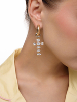 Серьги "Cross Shine" Gold