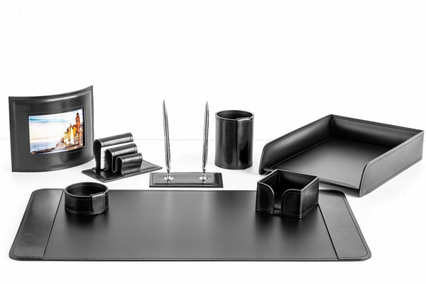 Подарочный премиальный набор руководителя 8 предметов FG Black/Cuoietto
