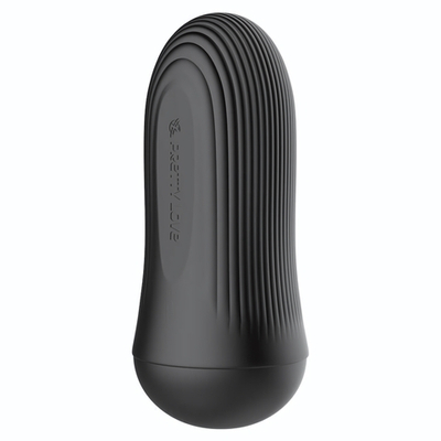 Телесный мастурбатор-вагина Alice в черной колбе (Цвет: телесный с черным)