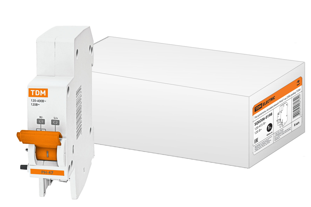 Расцепитель независимый РН47 на DIN-рейку TDM SQ0206-0198