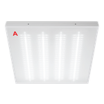 Светильник ЧИСТЫЙ ОФИС ДВО03-052 с БАП EM3 36Вт 6500К IP54 Микропризма 4400лм 595х595х48мм WOLTA PRO