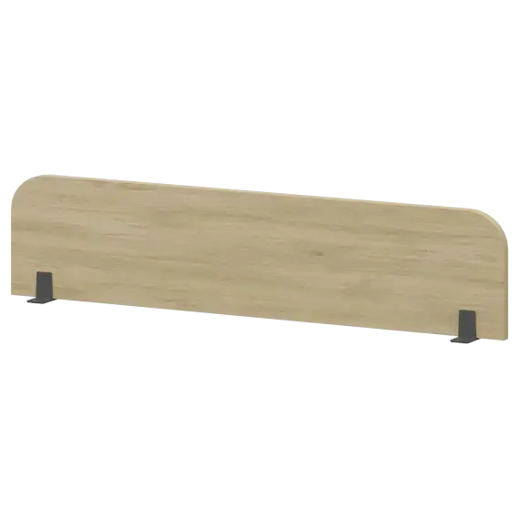 Экран радиусный для бенчей НТМЭ-140Б  1400x25x350 Аргентум-МП