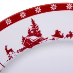 Поднос пластиковый 33см «Зимняя фантазия»