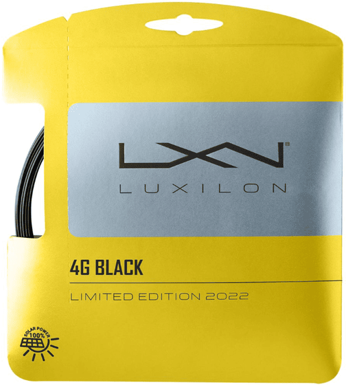 Теннисная струна Luxilon 4G Black - 1,25 Set (12,2 м), арт. WR8308201125