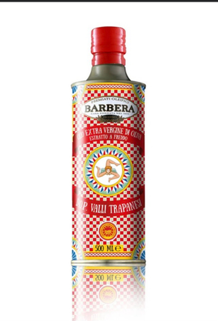Оливковое масло BARBERA Extra Virgin D.O.P. Valli Trapanesi, 500 мл Италия