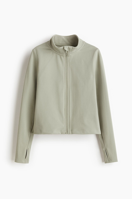 H&M Спортивная куртка SoftMove, зеленый