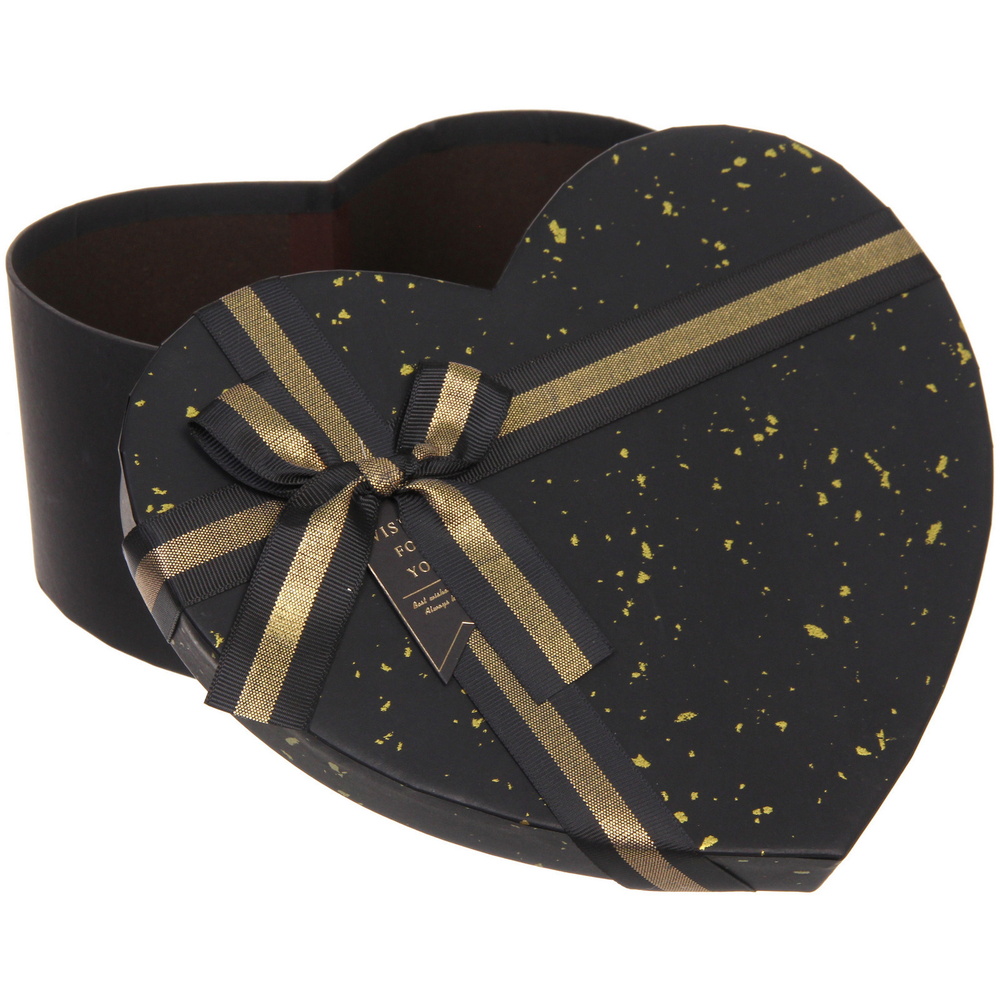 Коробка подарочная «Приятный сюрприз» 23*20*10 см, черный