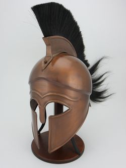 Nautical Шлем коринфский с черным плюмажем