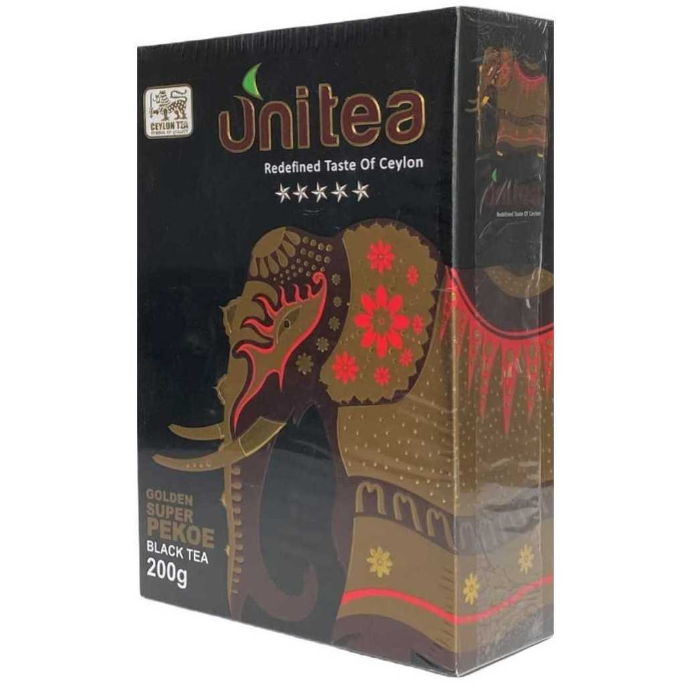 Чай UNITEA ЧЕРНЫЙ голден супер пекое 200г