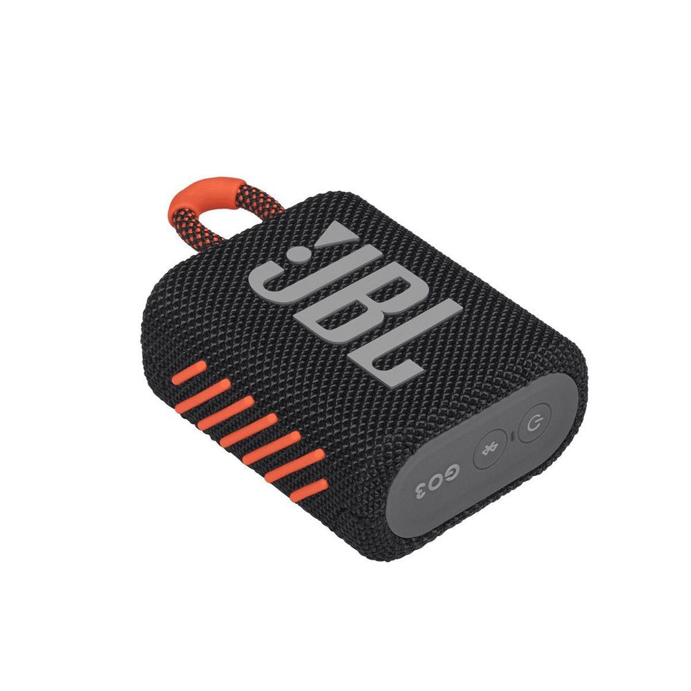 Портативная колонка JBL Go 3 Black Orange - 7