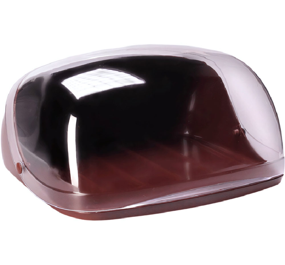 Хлебница большая 390*287*171 мм IDEA БЕЛЫЙ/КОРИЧНЕВЫЙ