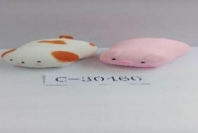 Мякиш Собачка/Свинья 10 см, 2 цвета микс, пакет с-30466