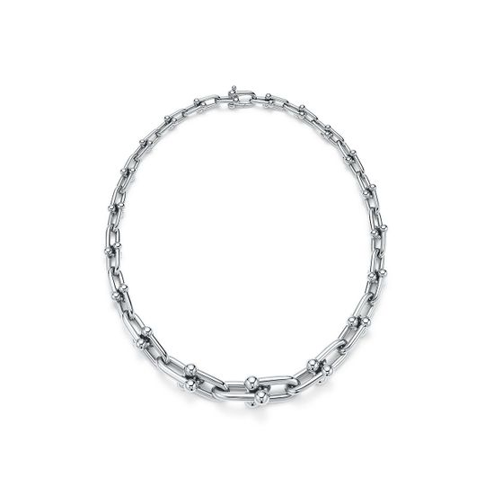 Колье Tiffany HardWear Graduated Link в серебре
