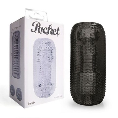 Черный мастурбатор Joy Tube (Цвет: черный)