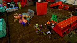 Teenage Mutant Ninja Turtles: Mutants Unleashed (диск для PS4, полностью на английском языке)