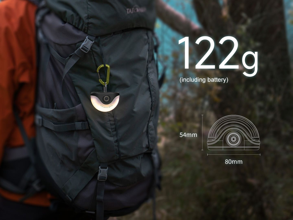 Фонарь Fenix CL20R V2.0 черный для кемпинга и палатки, как ночник, Type-C, до 320 часов на одном зар