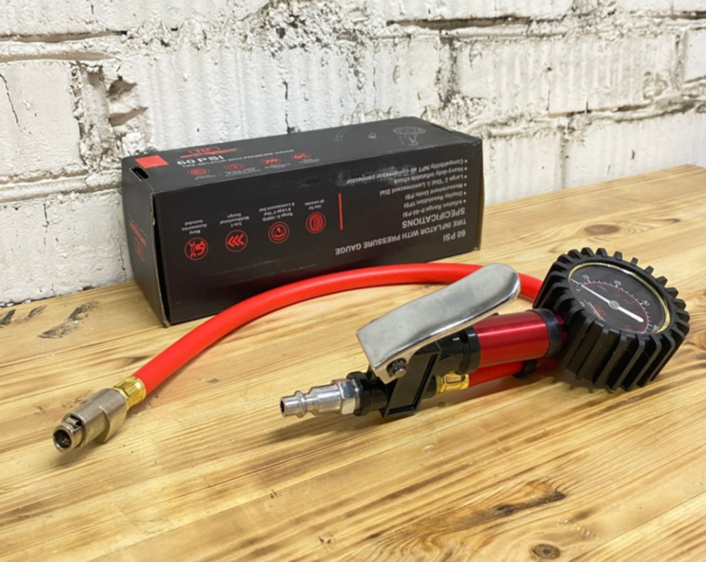 Пистолет HF для подкачки колес аналоговый (стрелочный)