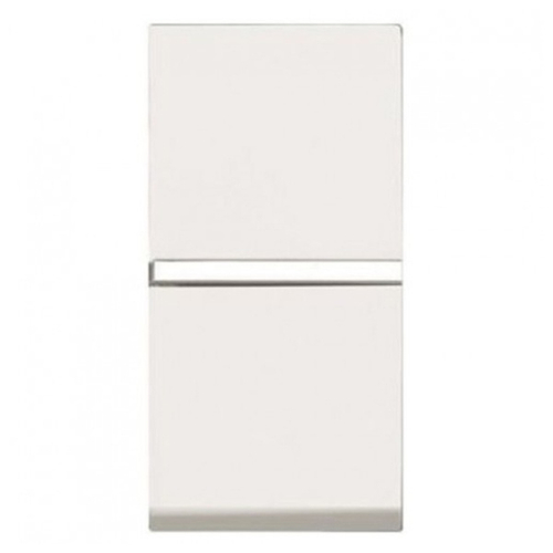 Одноклавишный переключатель 1 модуль ABB Zenit, альпийский белый (N2102 BL) 2CLA210200N1101