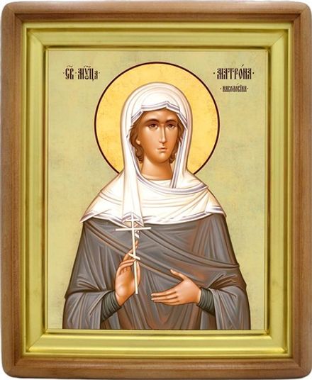 Матрона Наволокина святая мученица. Икона на холсте.