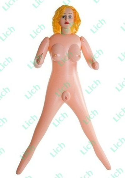 Надувная секс-кукла с реалистичными вставками