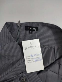 Юбка O`stin серая мини 46 размер