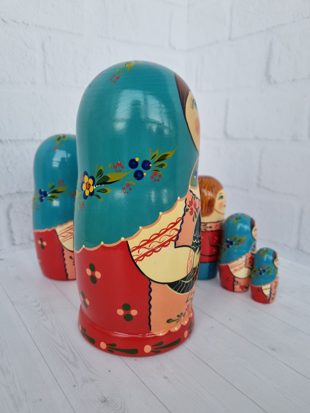 Матрешка "с курочкой" традиция 5мест