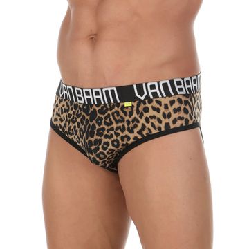 Мужские брифы леопардовые Van Baam VB50750