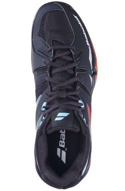 Мужские кроссовки для бадминтона/сквоша Babolat Shadow Spirit - black/tomato red