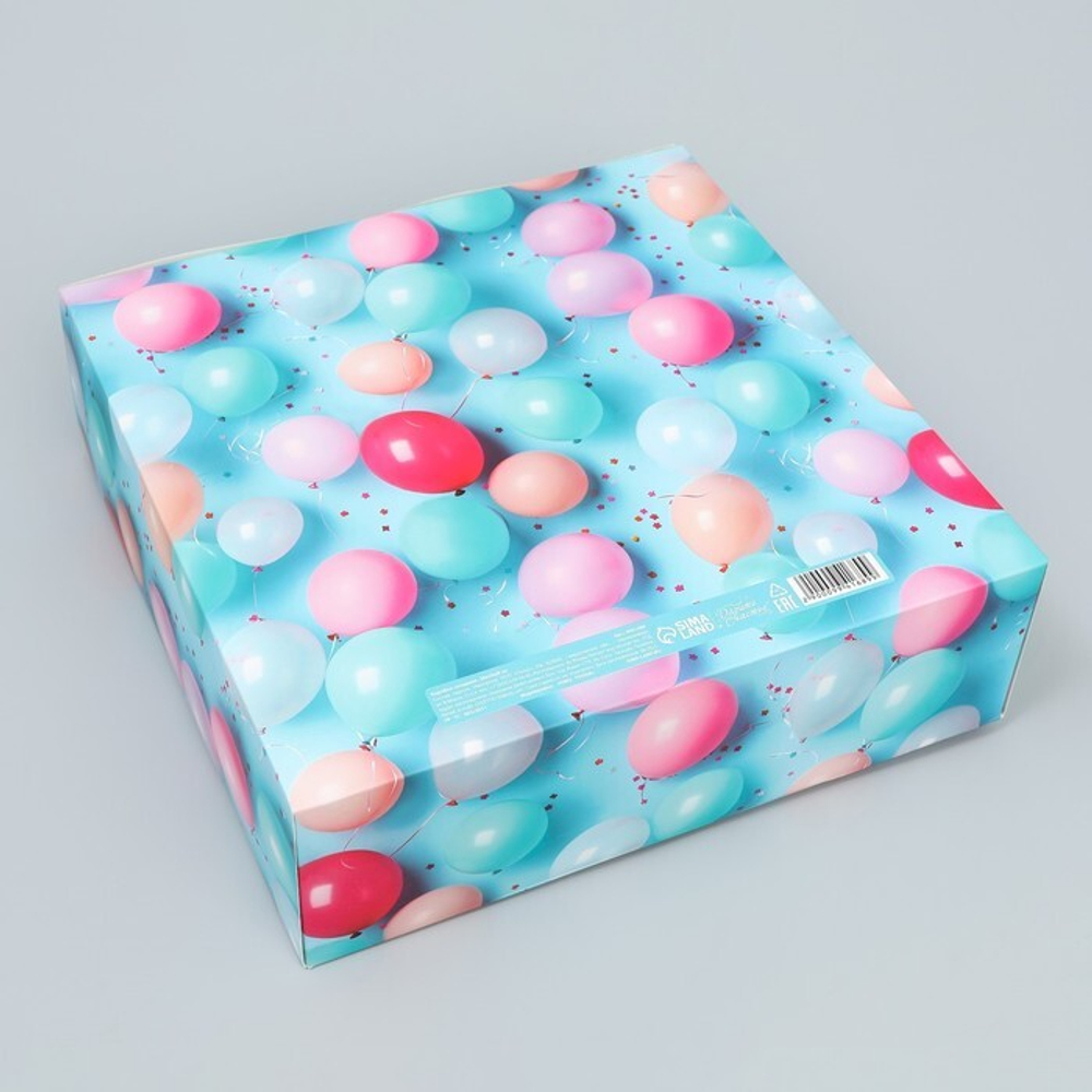 Коробка складная «Всё сбудется», 26 х 26 х 8 см