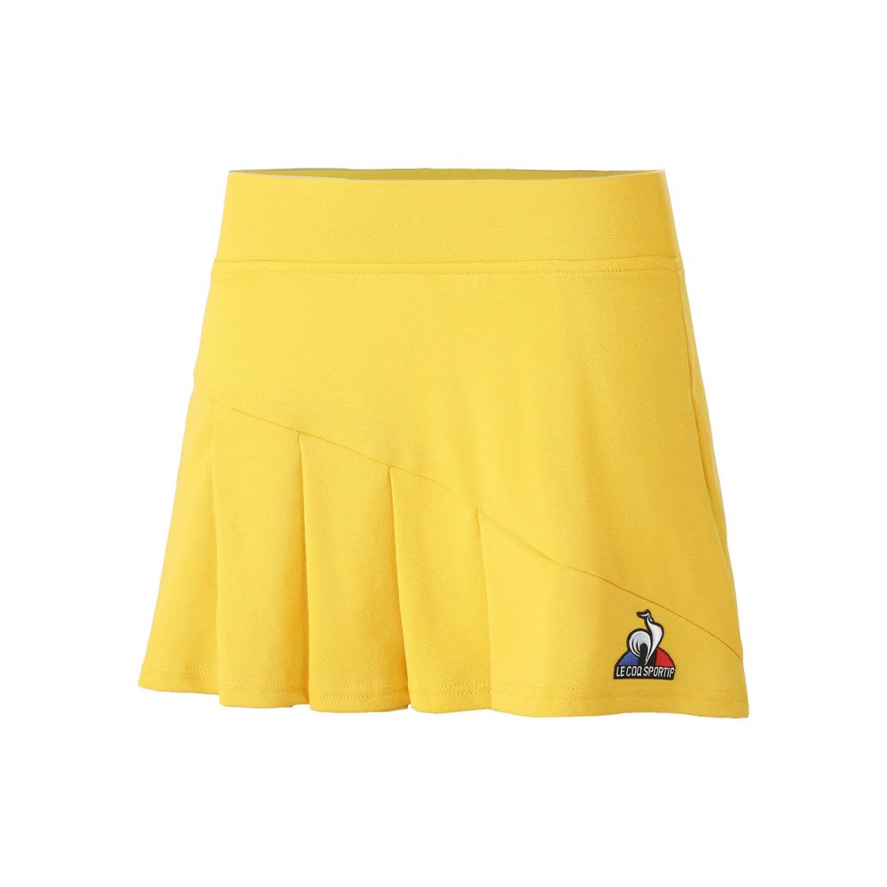 Женские теннисные шорты Le Coq Sportif Jupe21 N°1 Women - Yellow