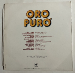 Винтажная виниловая пластинка LP Сбрник Oro Puro 4 (Italy 1974)