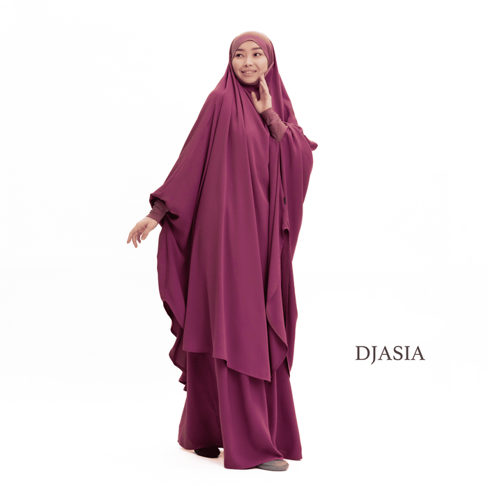 КОМПЛЕКТ: ХИМАР И ЮБКА ИЗ МЕДИНСКОГО ШЕЛКА One size