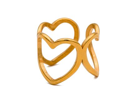 Кольцо "Сердечки" 17,5мм