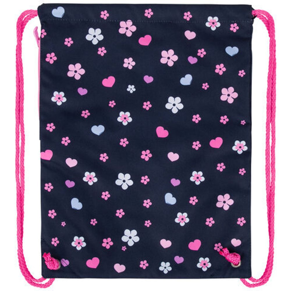 Мешок для обуви BRAUBERG PREMIUM, карман, подкладка, светоотражающие элементы, 43х33 см, "Beautiful ride", 270746