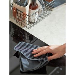 Набор салфеток двухсторонних для сильных загрязнений Cozy Clean, 30х30 см, темно-серые, 2 шт.