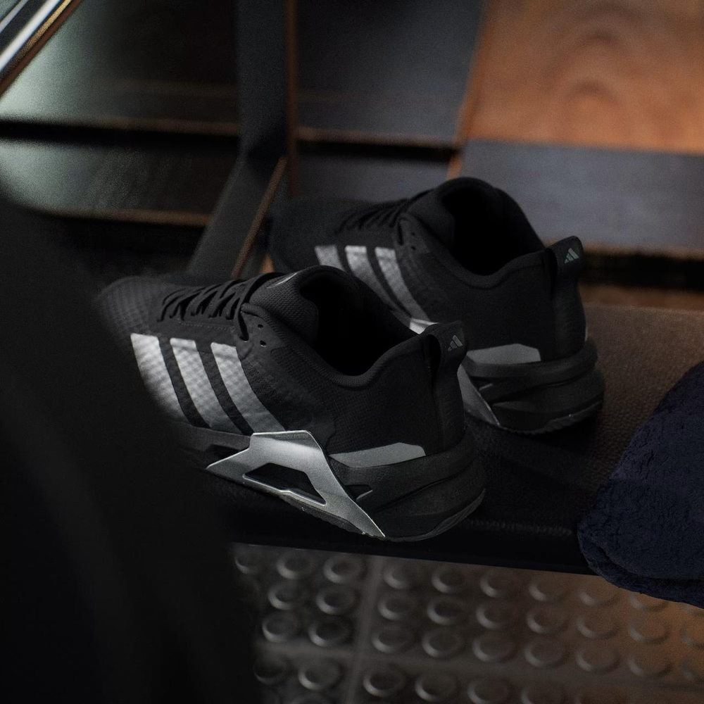Кроссовки Adidas DROPSET CONTROL (Черно-Серебрянные)