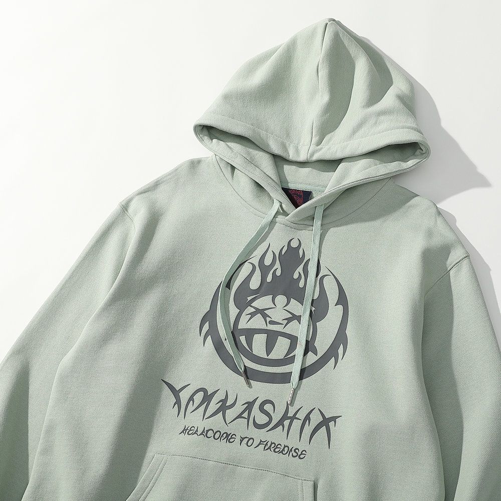 Худи YMKASHIX Hellcome Firedise Фисташковый